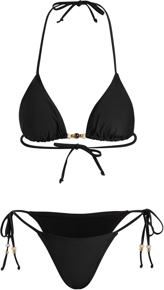 Amazon.com: RoseSeek Women's 2 Pieces Zebra Striped Bikini Set